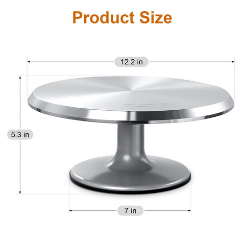 Himaly turntable de decoración tarta 360° para decoraciones precisas