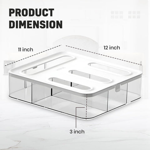 HIMUS Organizador para pared con ganchos, ahorro de espacio.