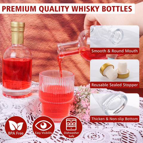 Botellas de vidrio HINGWAH para uso doméstico y regalos elegantes.