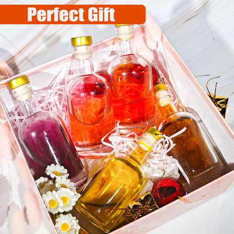 Juego de 12 botellas de vidrio HINGWAH para regalos o eventos.