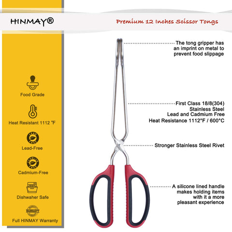 Mango confort Hinmay con silicona antideslizante para un agarre cómodo.