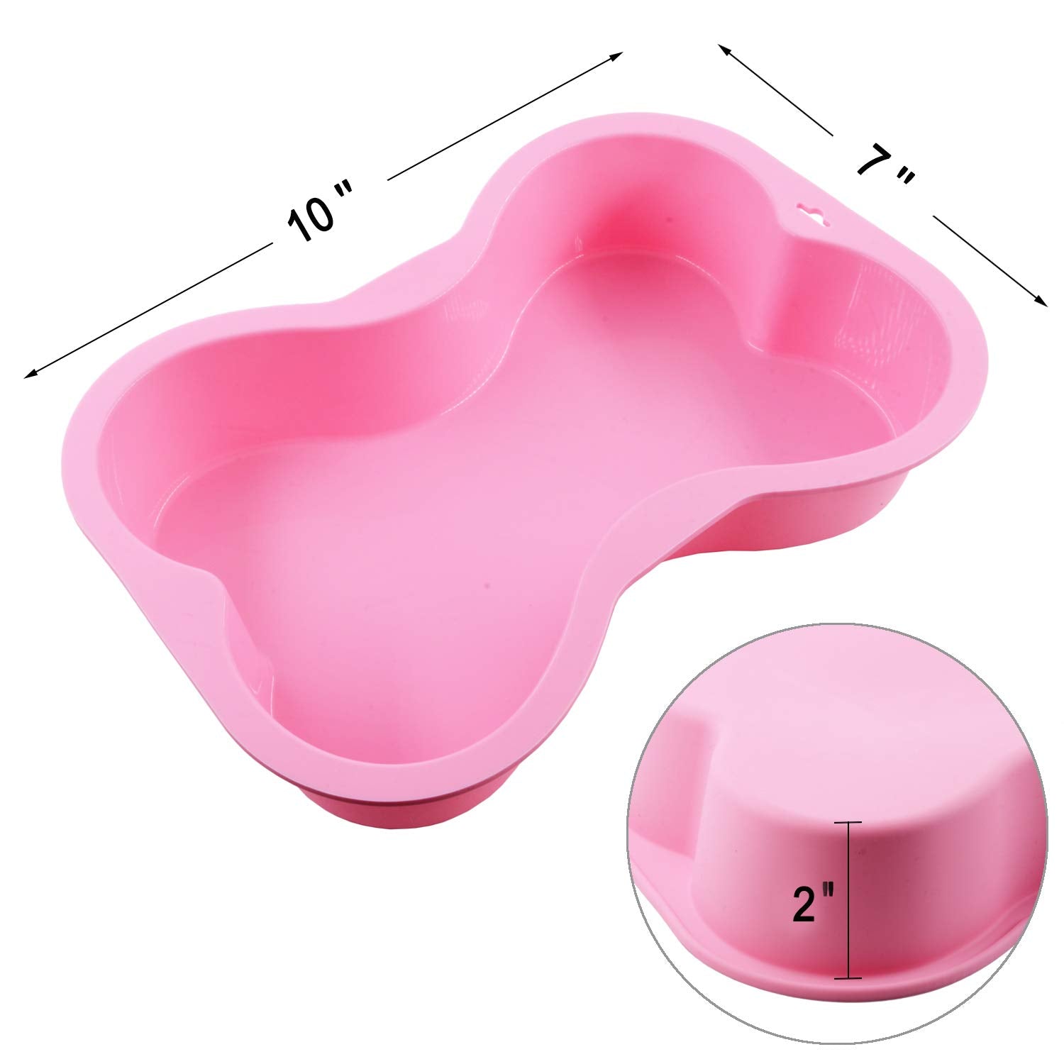 HINMAY pluma decoradora rosa para agregar detalles a tartas de perro.