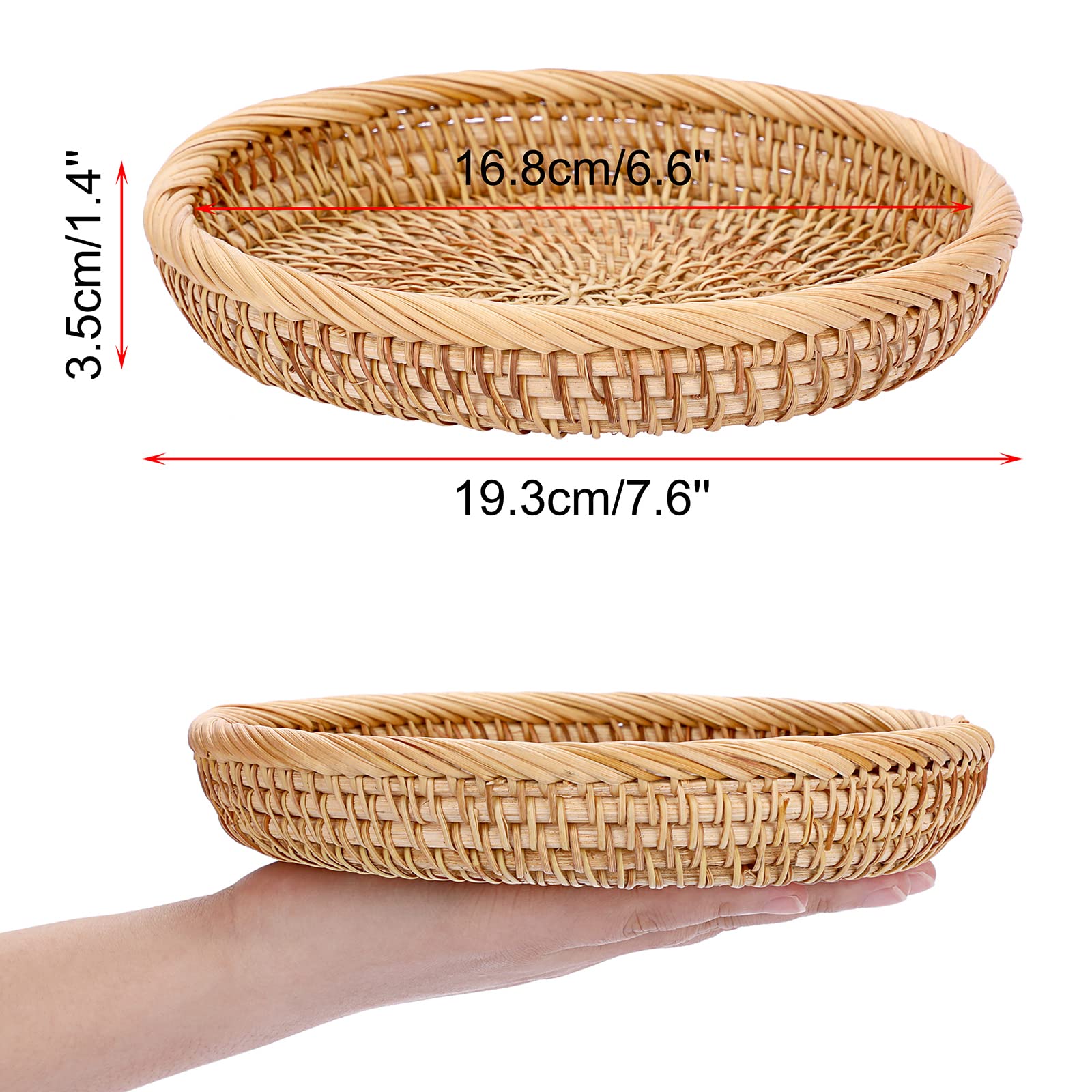 Hipiwe cesta de mimbre para celular, mantiene a mano tus dispositivos.