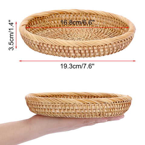 Hipiwe cesta de mimbre para celular, mantiene a mano tus dispositivos.