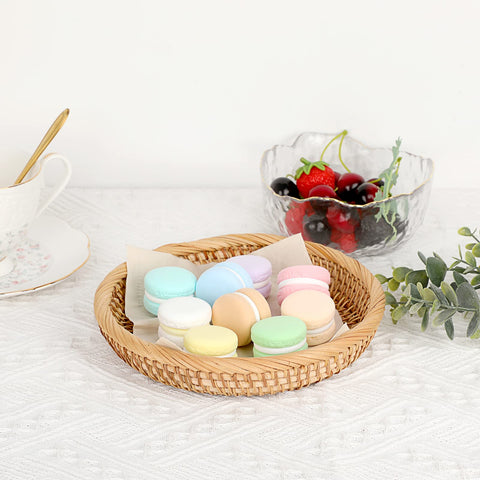 Hipiwe cesta de mimbre para snacks, alcance rápido para meriendas.