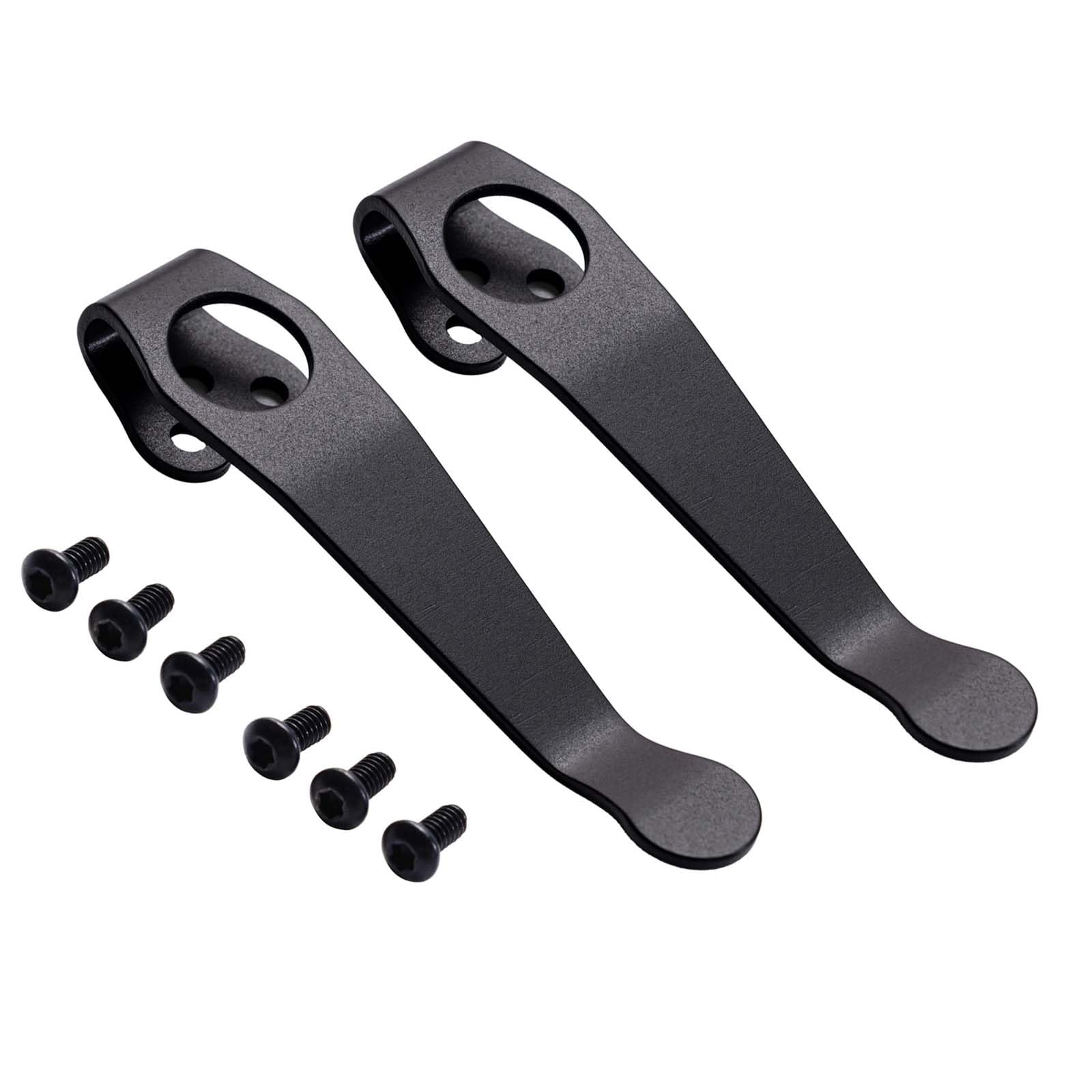hiSpkNix clip titanio profundo para Spyderco C81, mayor retención diaria.
