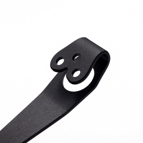 hiSpkNix clip titanio profundo para Spyderco Endura 4, acabado resistente.