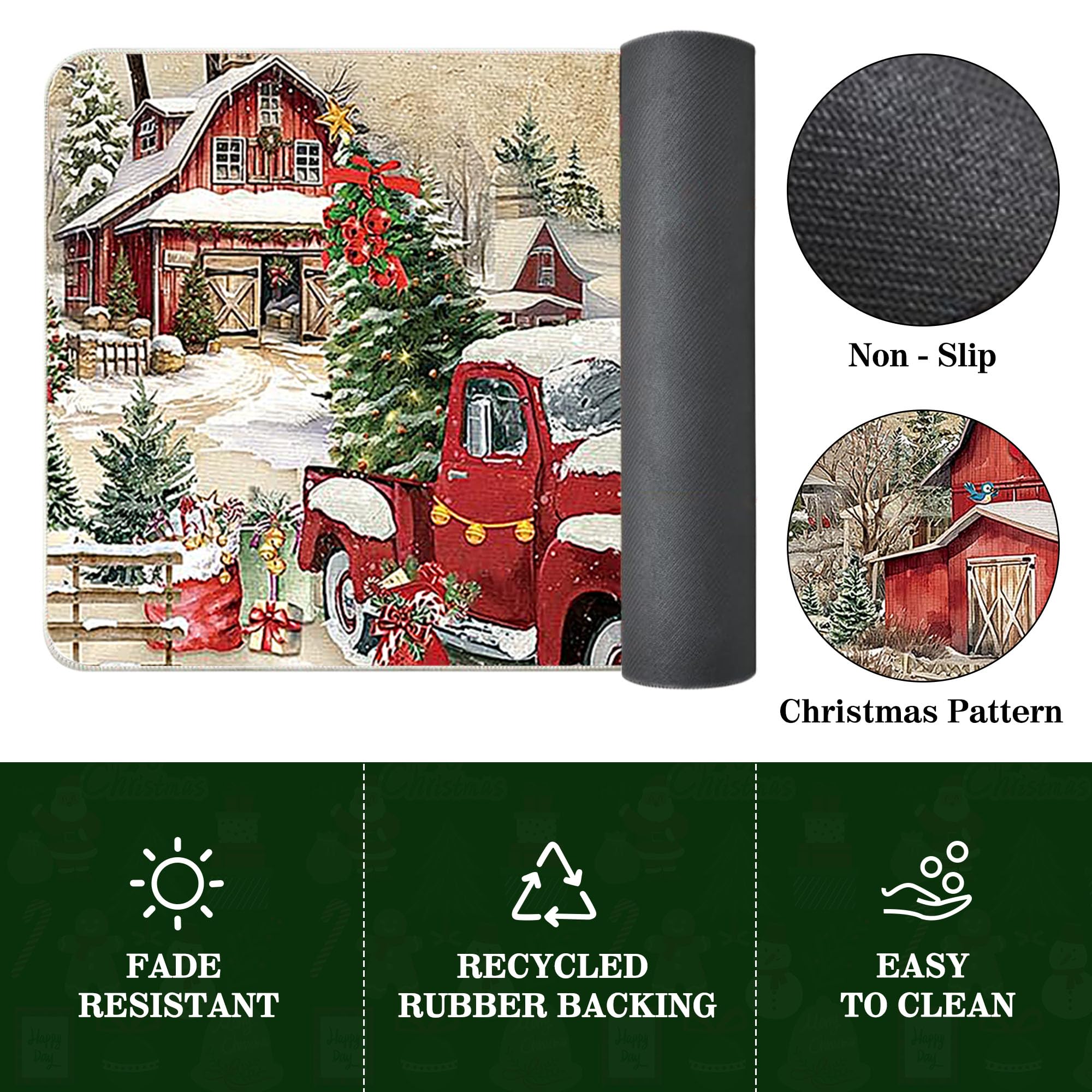 HiStock protección de pisos para entradas y cocinas durante la Navidad.