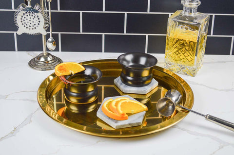 Historically Modern Designs Oaxaca vaso mezcal con diseño clásico y moderno