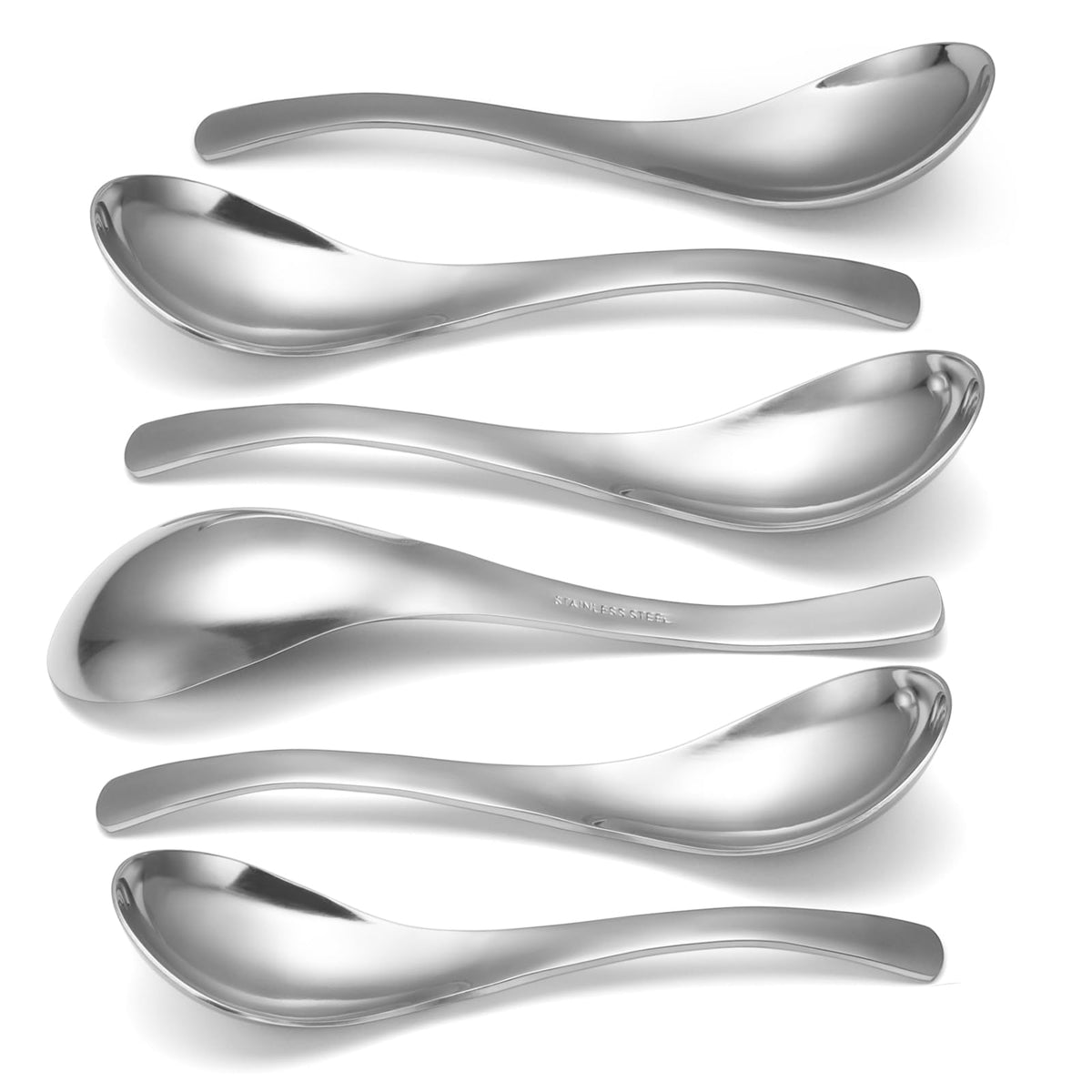 Cucharas HIWARE gruesas para servir sopa con comodidad