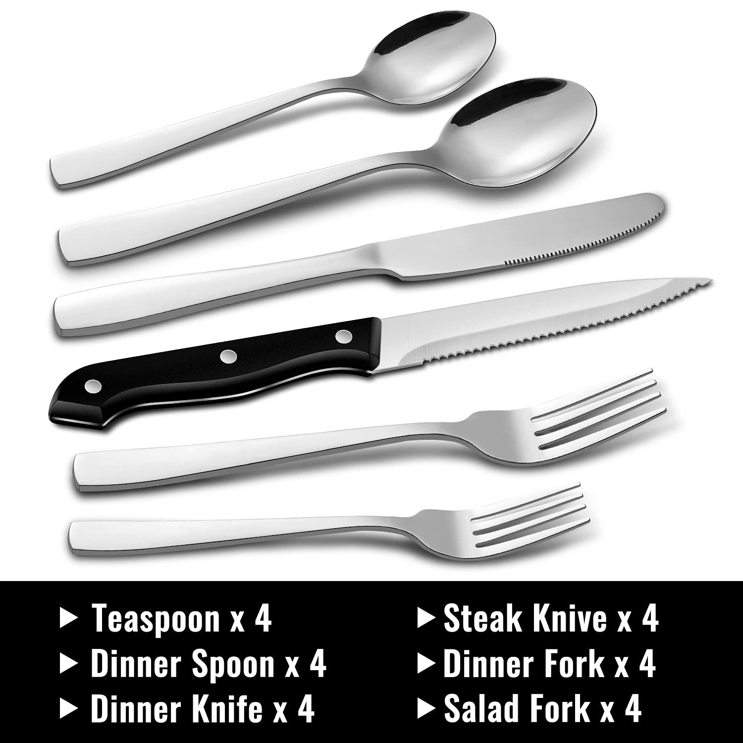 Hiware, cuchillos-de-cena: filo estable para comidas diarias y cortes suaves.