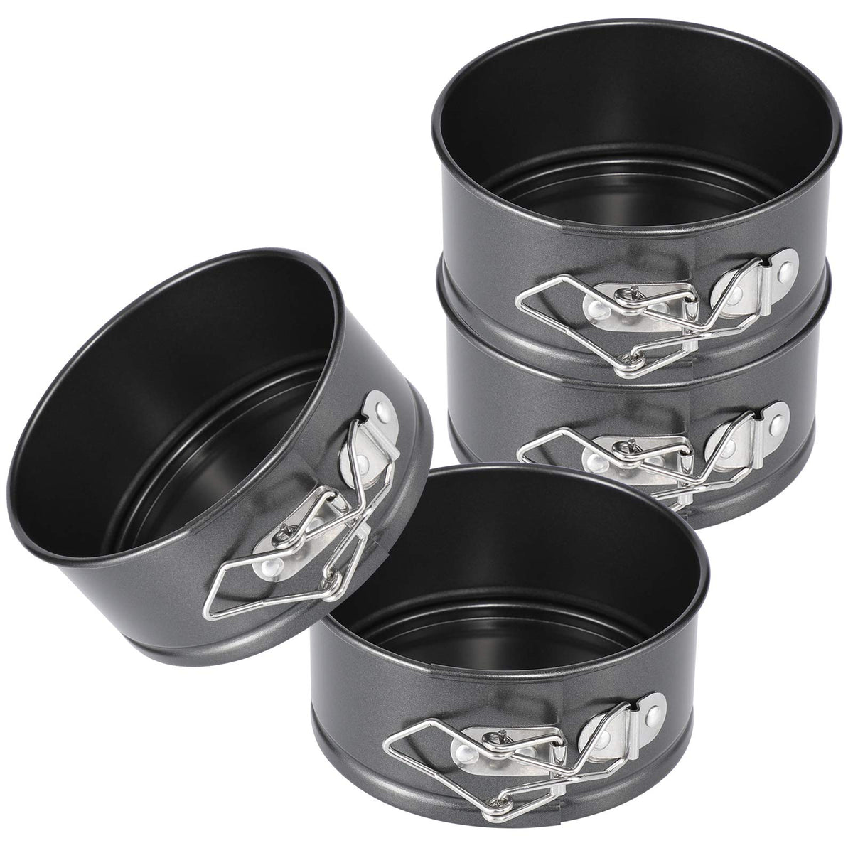 HIWARE mini-molde-resorte para pasteles, desmolde suave gracias al antiadherente.