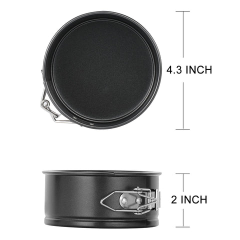 HIWARE mini-molde-resorte para tarta de queso, desmolde sin esfuerzo.