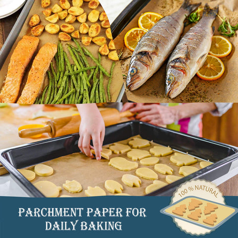 HIWARE papel precortado multipropósito para hornear, asar o hacer sándwiches sin complicaciones.
