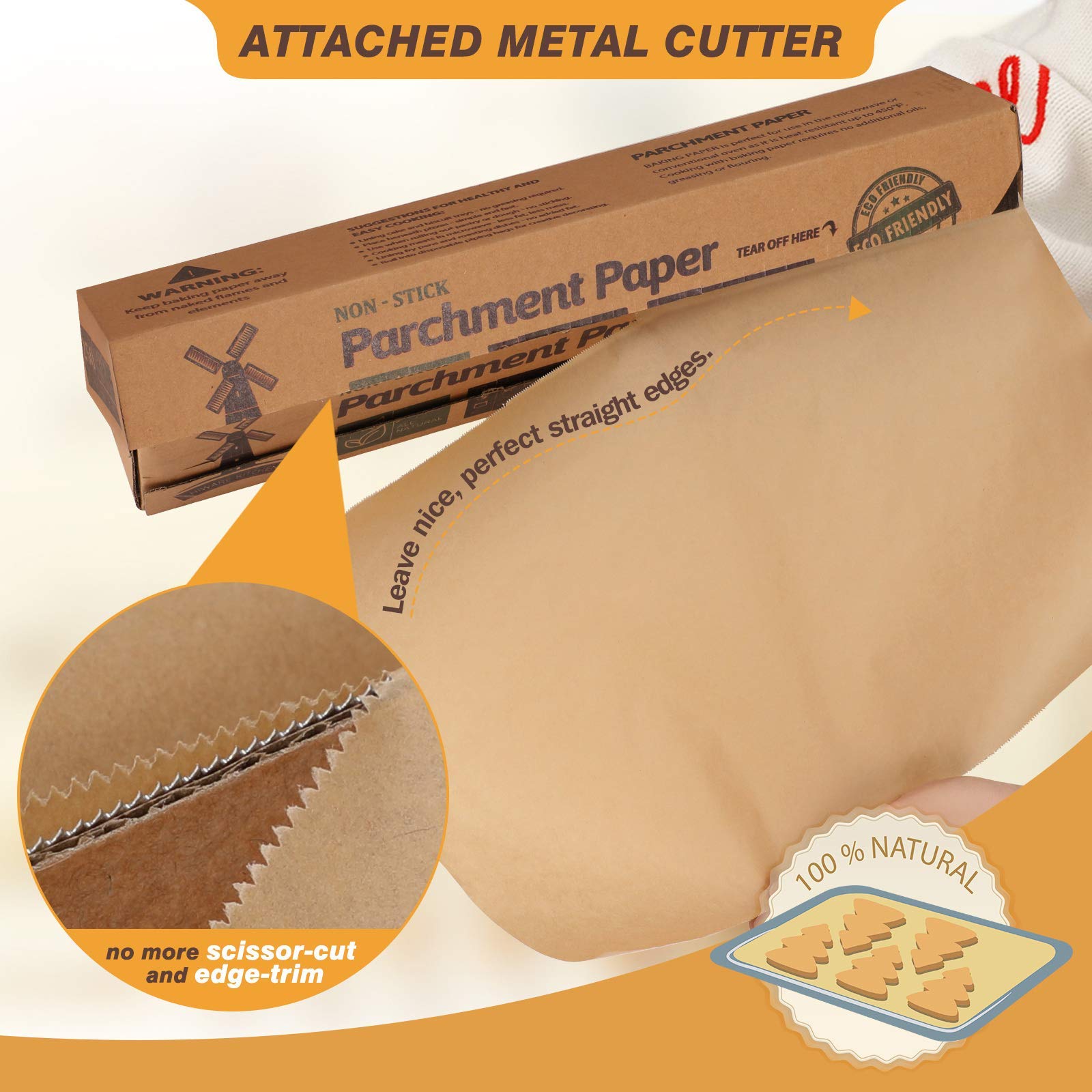 HIWARE papel pergamino con recubrimiento de silicona apto para alimentos