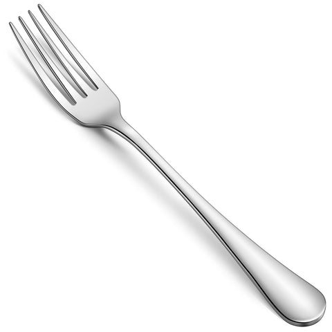 HIWARE tenedores de cena, conjunto de 12, acero 18/8, brillo duradero para uso diario.