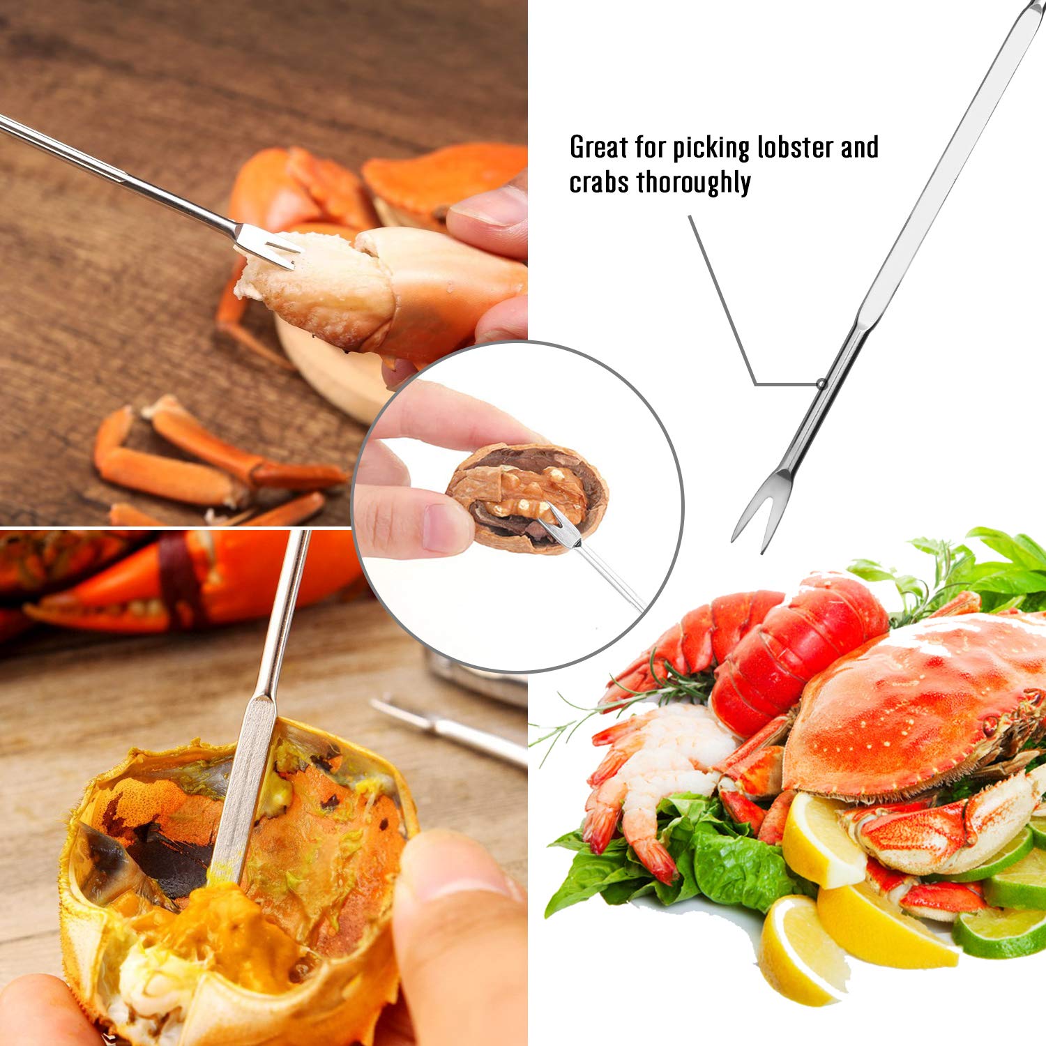 HIWARE tijeras-mariscos, acero inoxidable afilado para cortar mariscos con facilidad.