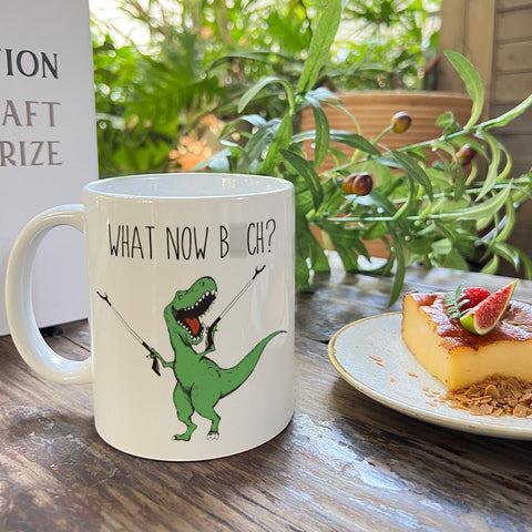 HIWERAN Taza para la hermana, diseño dinosaurio, perfecto para café matutino.