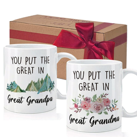 Taza HIWERAN 11 onzas, vista frontal, ideal para comenzar el día con café.