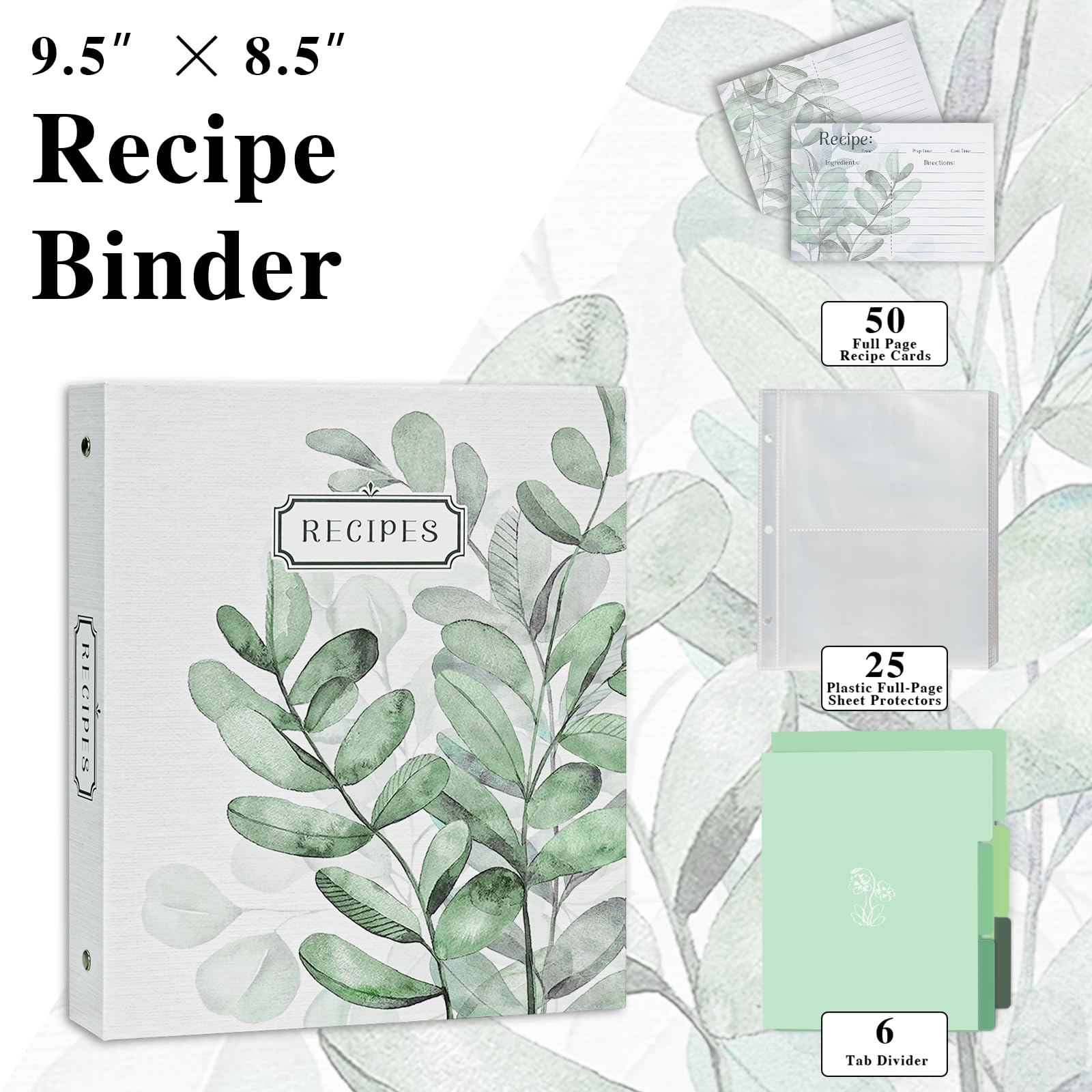 Hiwhy 50 tarjetas de recetas ofrecen amplio espacio para guardar tus recetas favoritas.