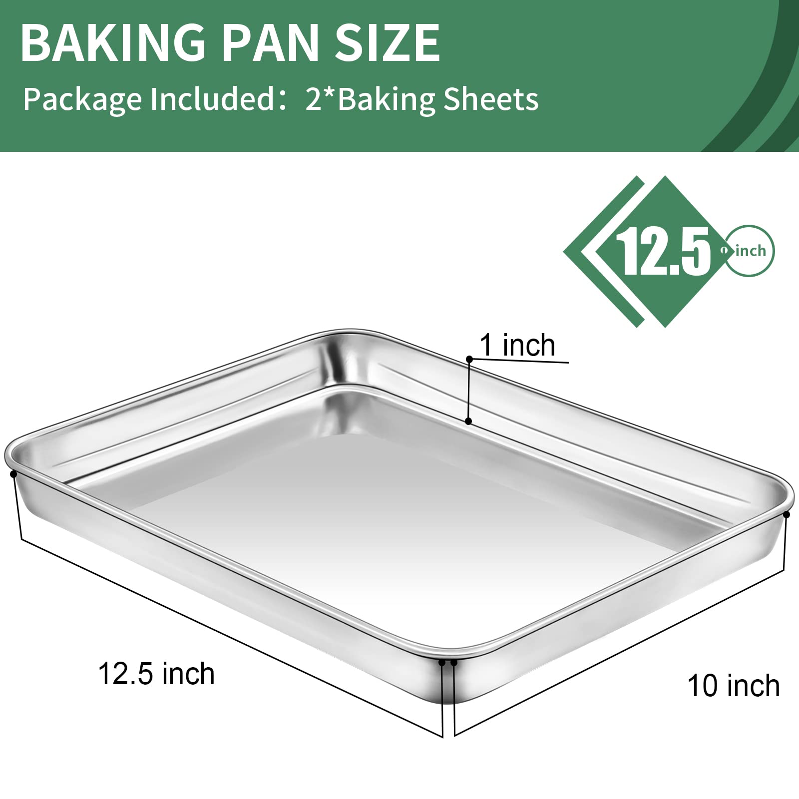 Bandejas HKJ Chef de acero inoxidable 18-0, durabilidad y seguridad para uso diario.