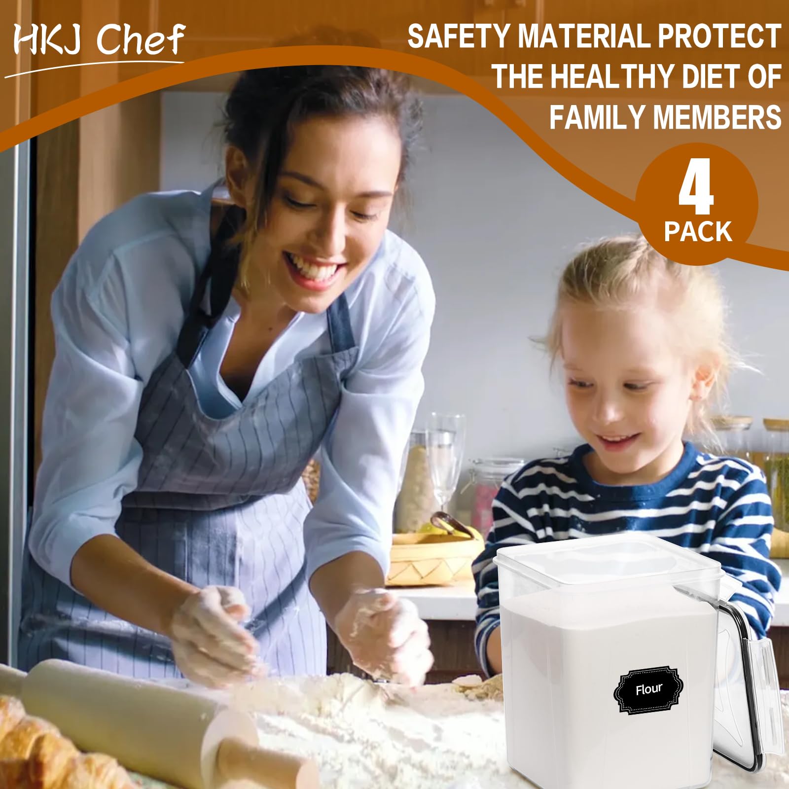 Plástico transparente HKJ Chef para ver contenido sin abrir.