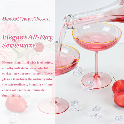 Vaso plástico rosa vintage HKSZEH, ligero para fiestas.