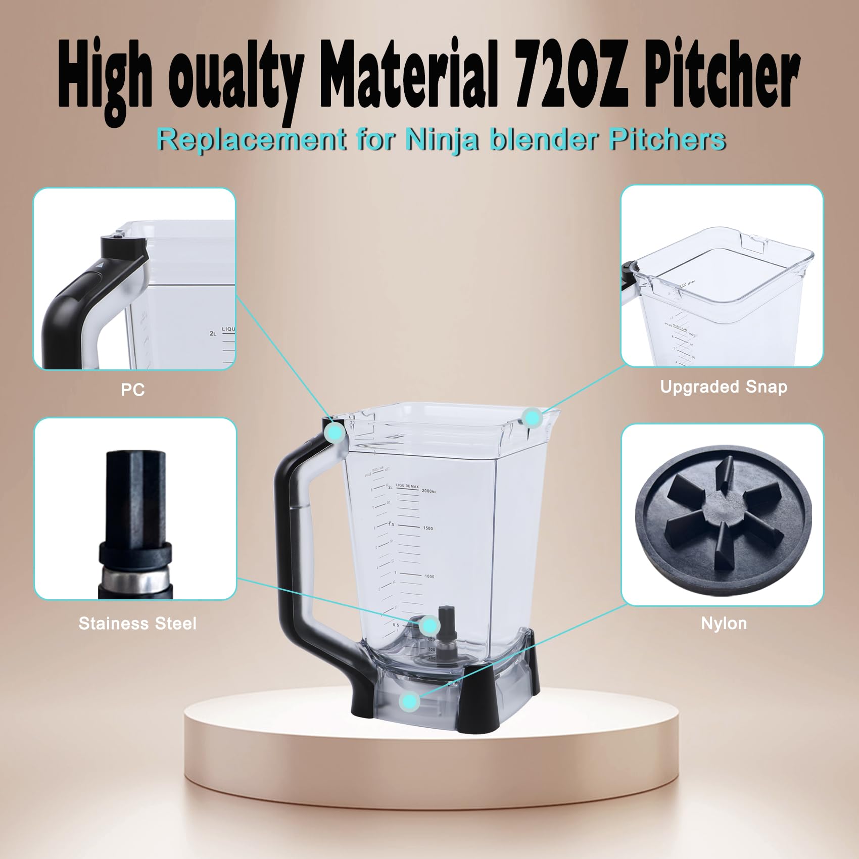 HLCHZYL compatibilidad amplia, funciona con múltiples modelos Ninja.
