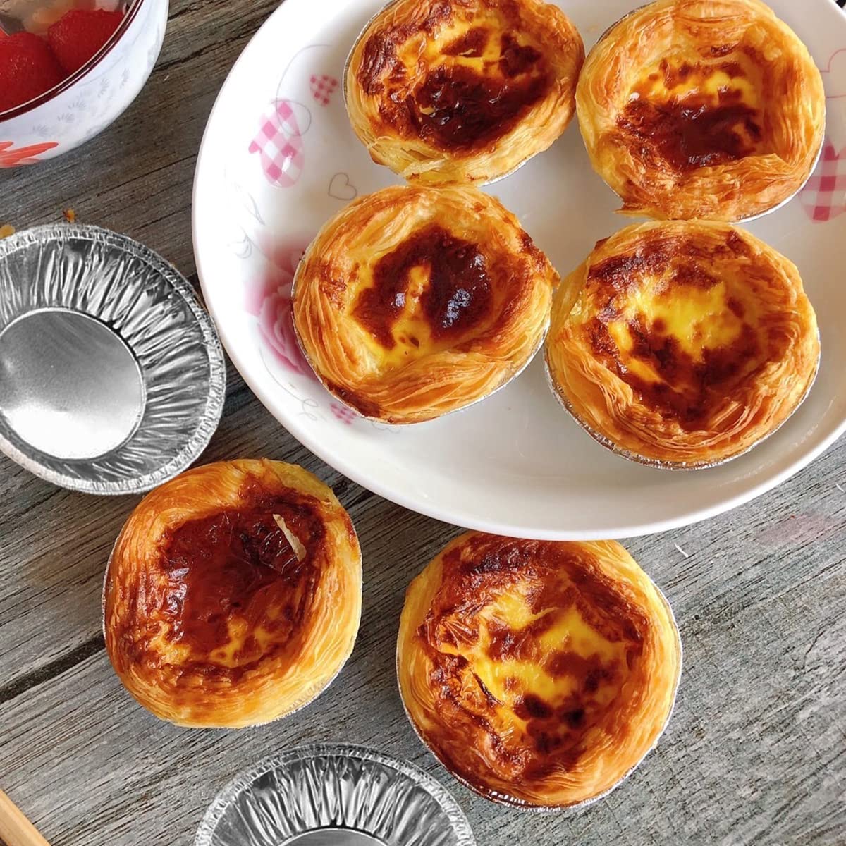 Moldes tartas mini aluminio HLCM aptos para horno hasta 230°C