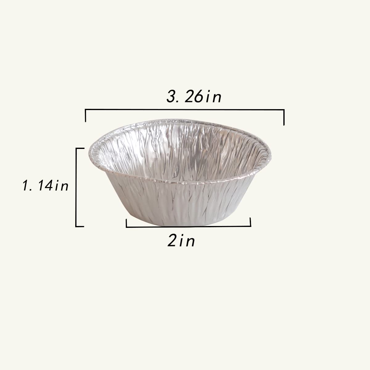 Pan mini tarta aluminio desechable HLCM, ideal para fiestas y catering