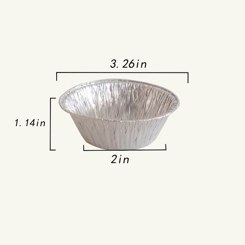 Pan mini tarta aluminio desechable HLCM, ideal para fiestas y catering