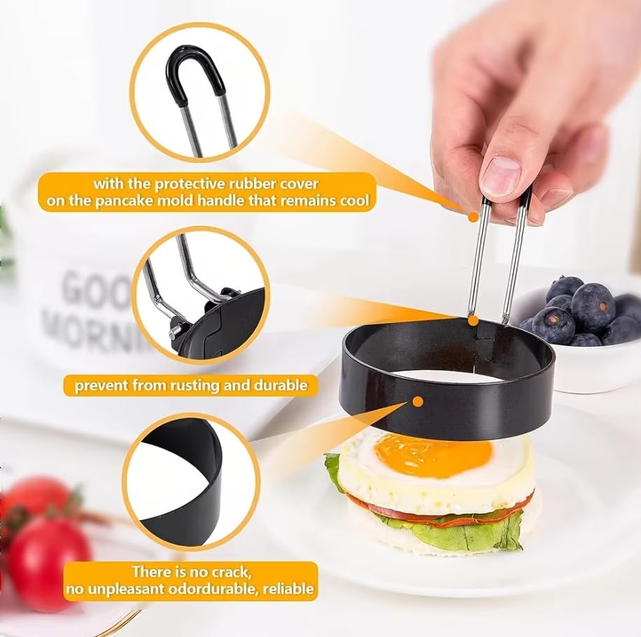 Herramientas HLMOptimo multifuncionales para huevos y guarniciones, orden en la cocina.