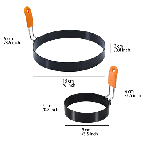HLMOptimo moldes pan inglés 6 pulgadas para muffins caseros