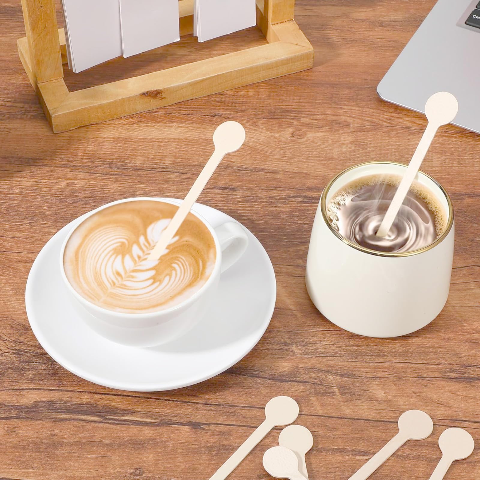 HLSN palillos para café y cócteles, diseño de grado cafetería.