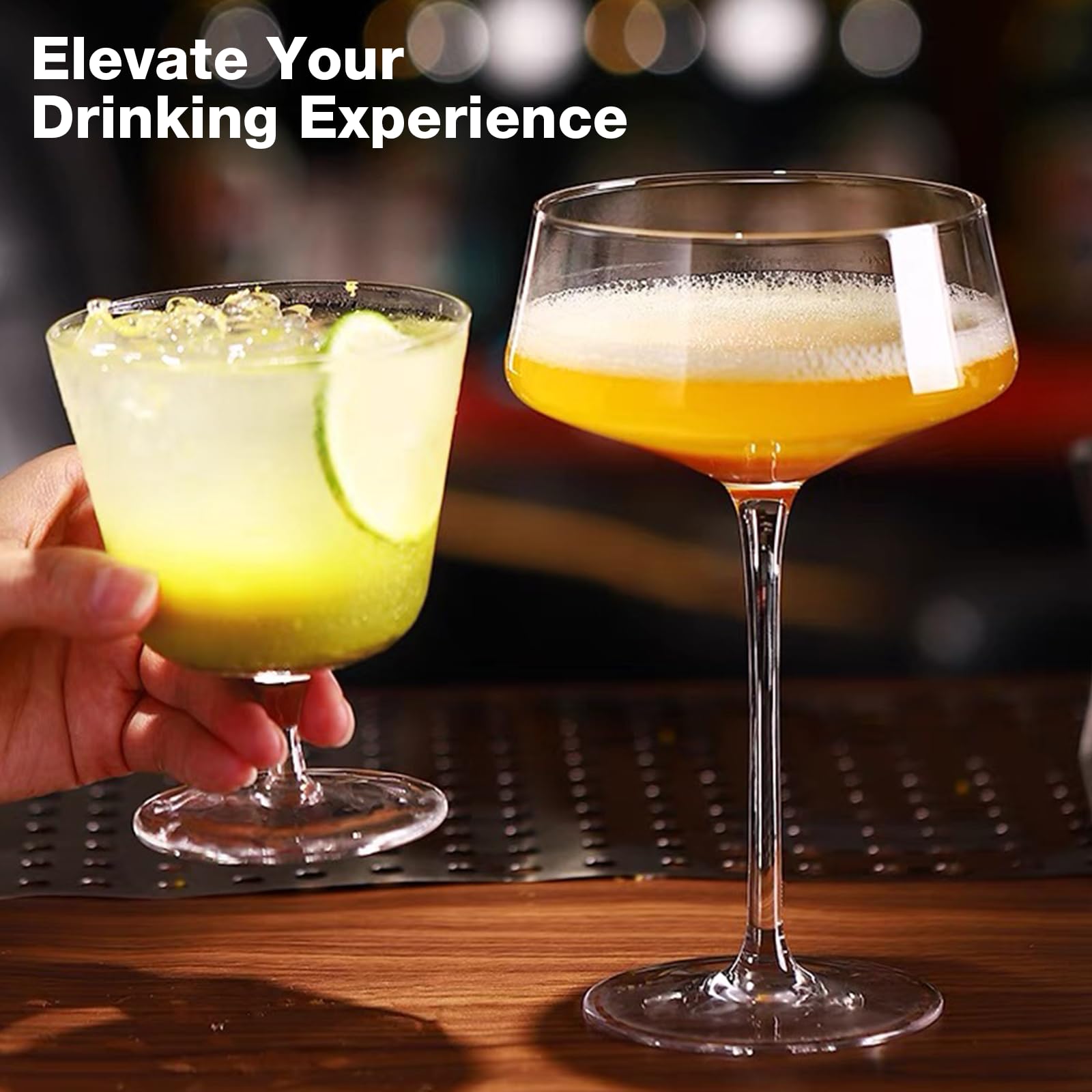 Copa champagne hlukana 8oz estilo clásico para celebraciones.