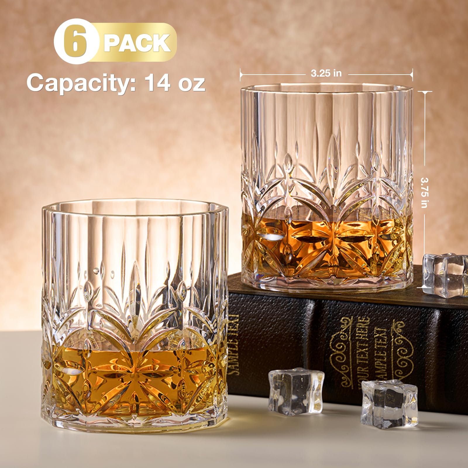 Conjunto de 6 copas Hlukana duraderas aptas para lavavajillas