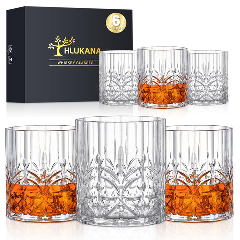 Copas de whisky Hlukana irrompibles para cócteles y whisky premium