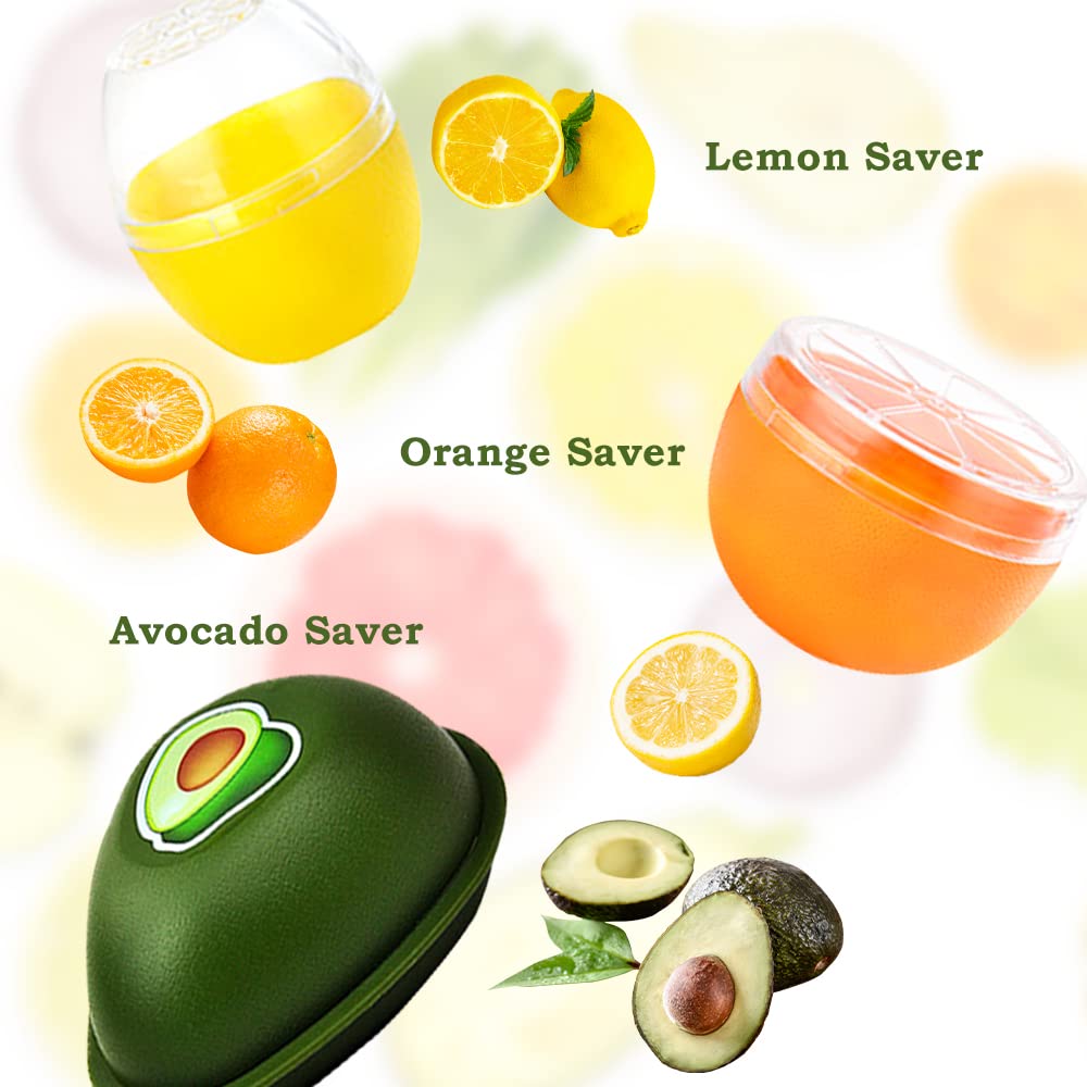 HMIEPRS contenedor aguacate para refrigerador, mantiene aguacates frescos y sin golpes.