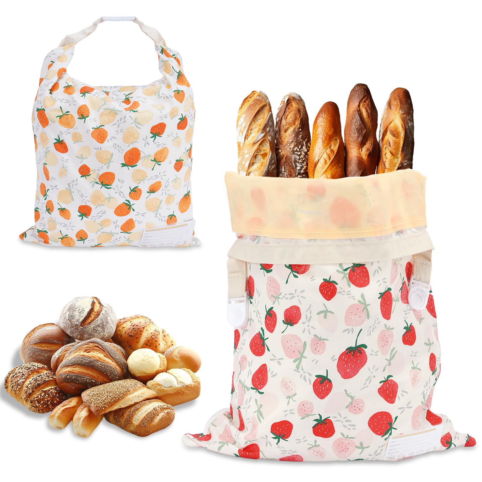 Bolsas de cera para hogaza HMAZAE con apertura amplia y frescura duradera.