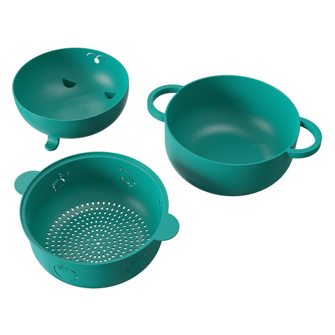 HMZXSY asa ergonómica para manejar el cuenco caliente