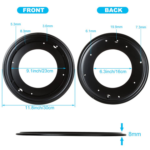 HNBun platillo giratorio 360 grados para mesa y mostradores con giro suave