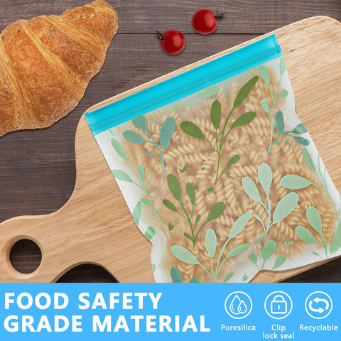 Bolsas Hndnrxue para snacks y meriendas, ahorro de plástico en el hogar.