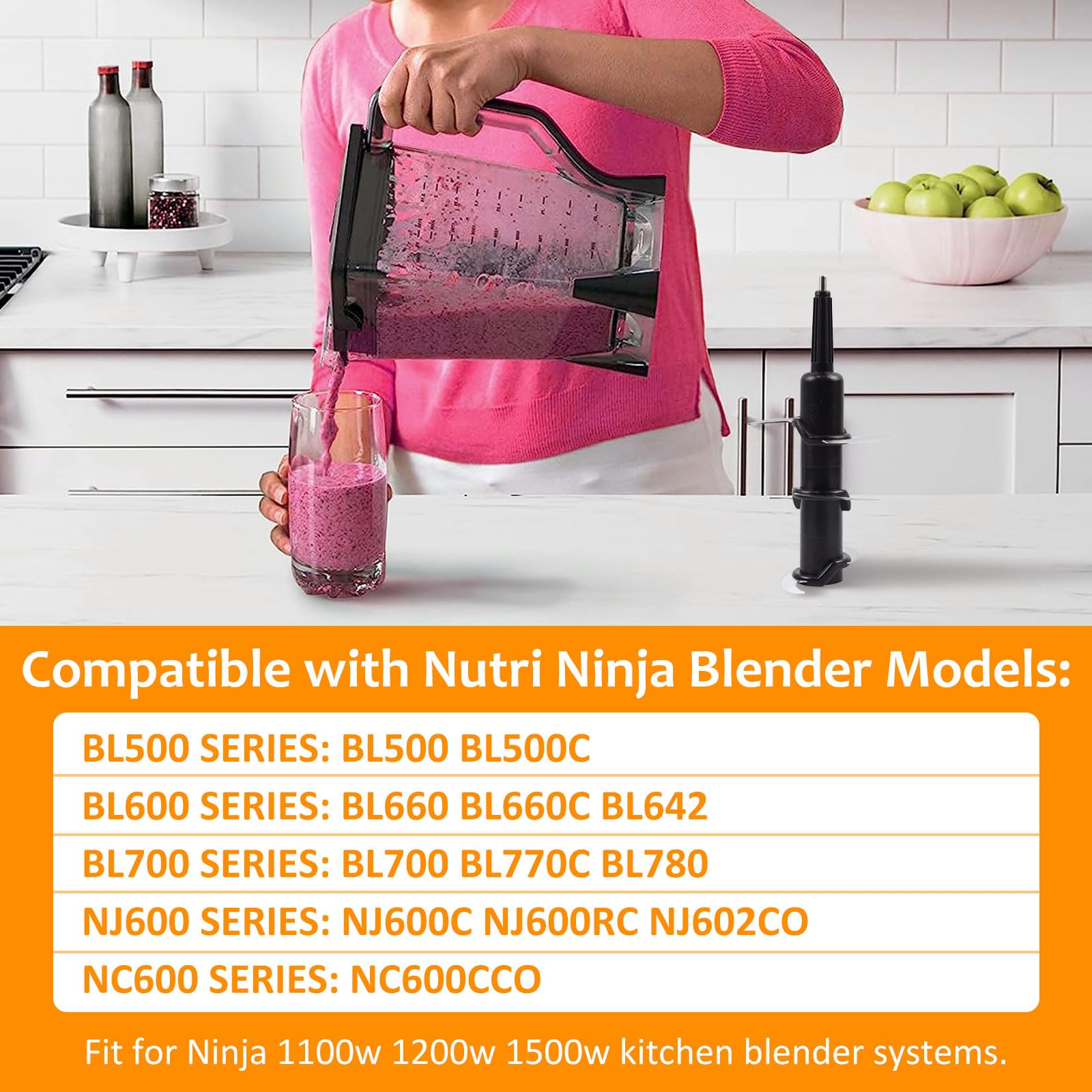 Ninja 72 oz: compatibilidad de repuestos HNRLOY para varios modelos.