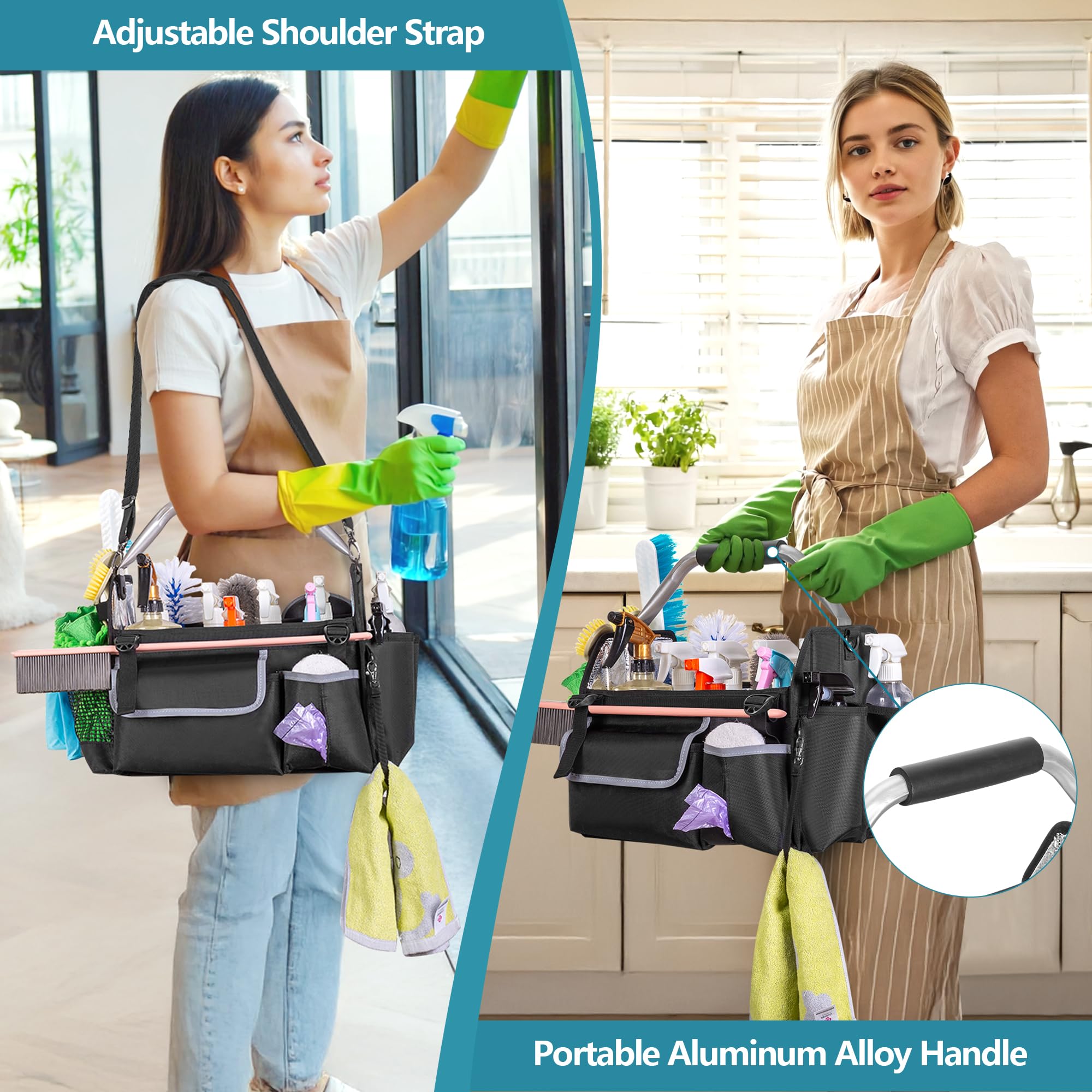 Bolsillo lateral de malla de HODRANT para accesorios y herramientas.