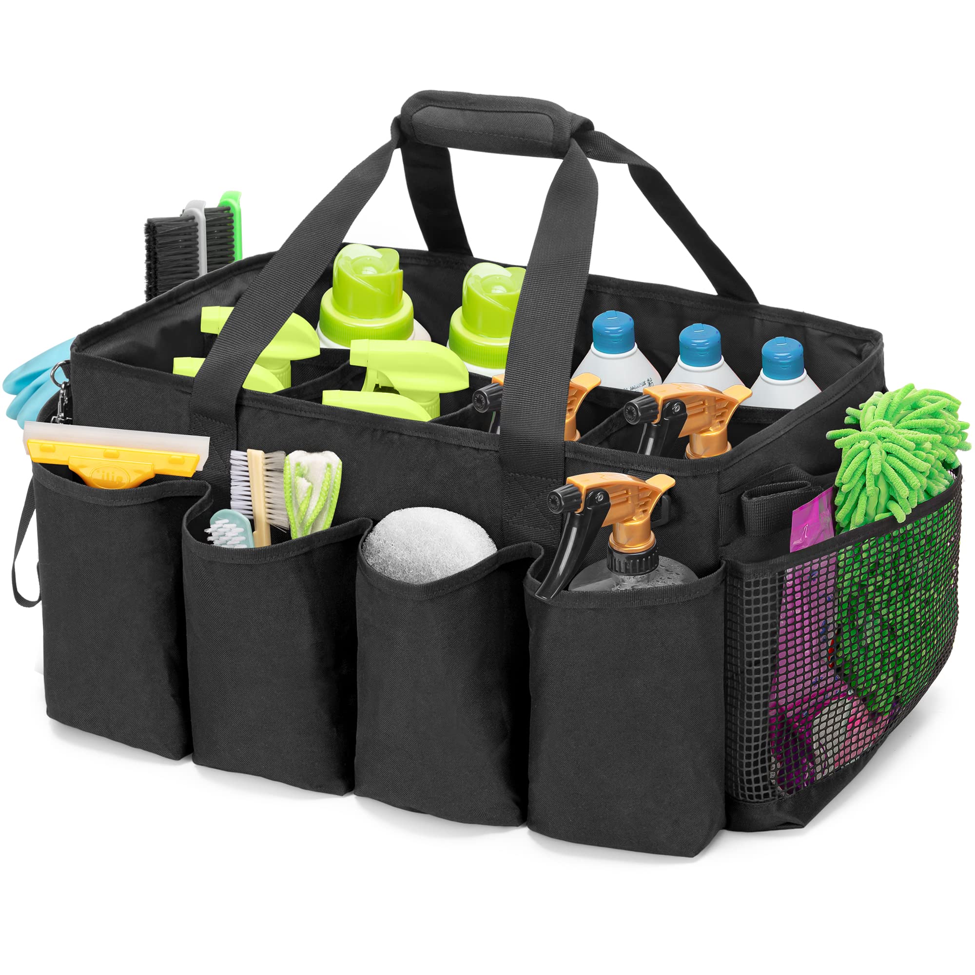 HODRANT organizador de limpieza extralargo con compartimentos