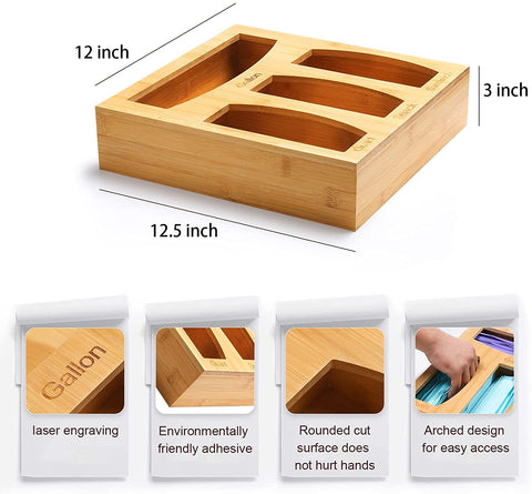 Limpieza rápida con bambú, práctico y higiénico para la cocina.