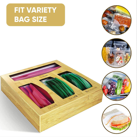 Hoeapzl ideal para bolsas sándwich y tamaños variados en un solo lugar.