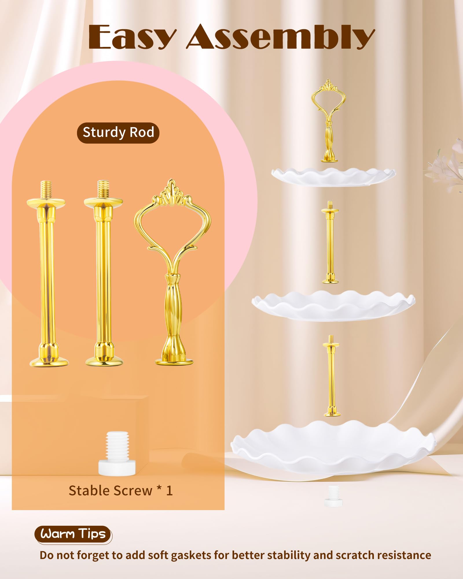 Hoedia set multiuso, perfecto para pasteles, galletas y frutas.