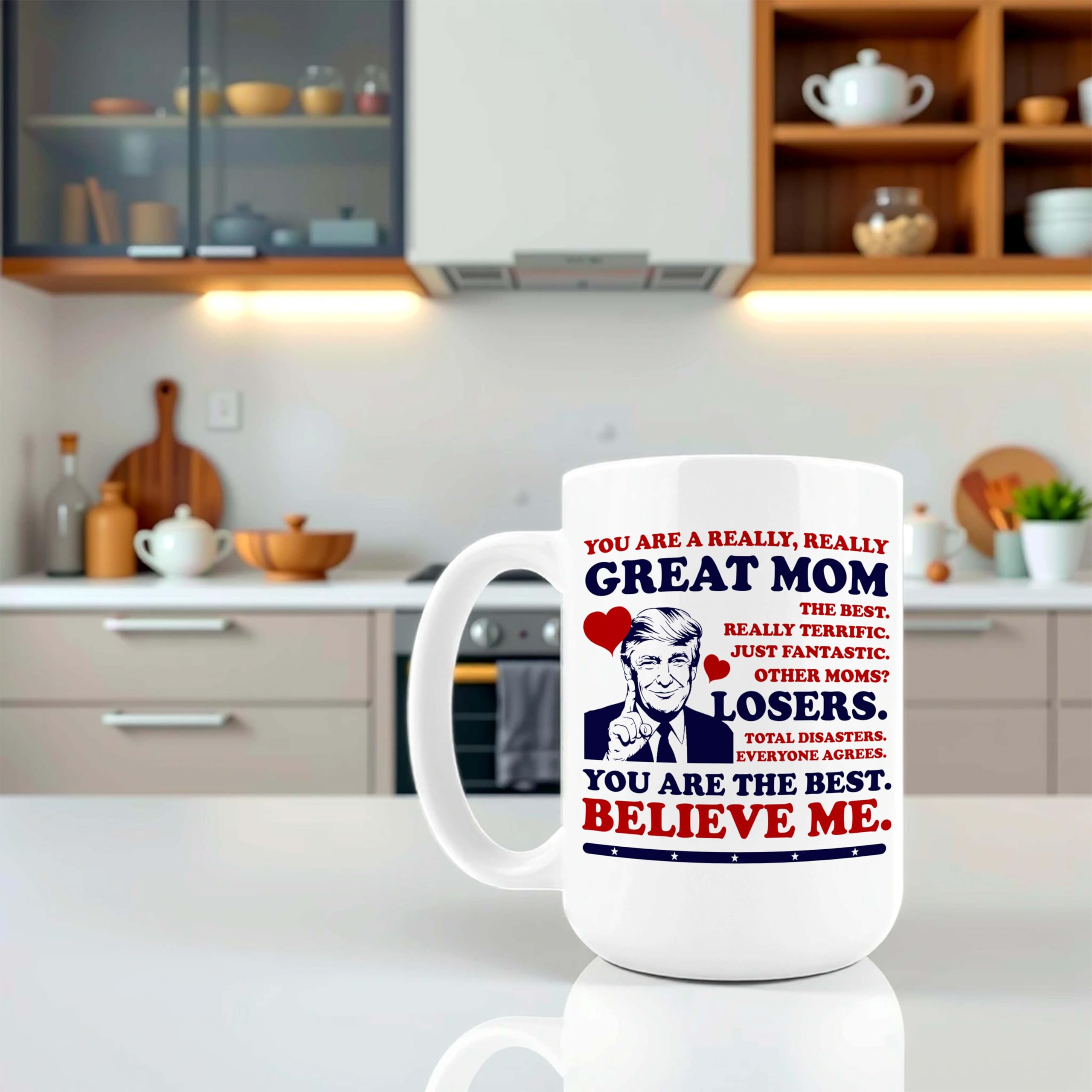 Taza Hogg Mejor Mamá 15oz apta para microondas, uso diario cómodo