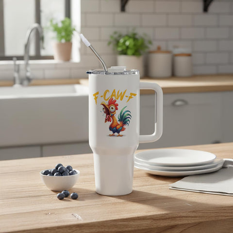 Vaso térmico Hogg F-Caw-F que no suda, ideal para mesas limpias.